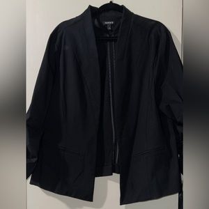 Rushed sleeve blazer